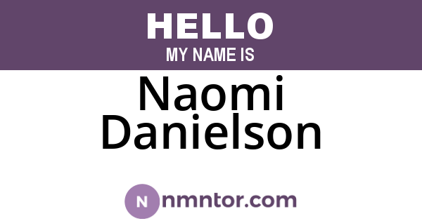Naomi Danielson