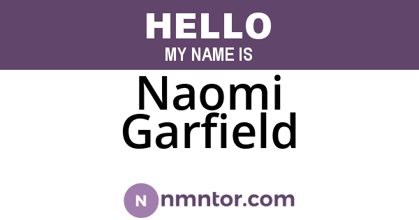 Naomi Garfield