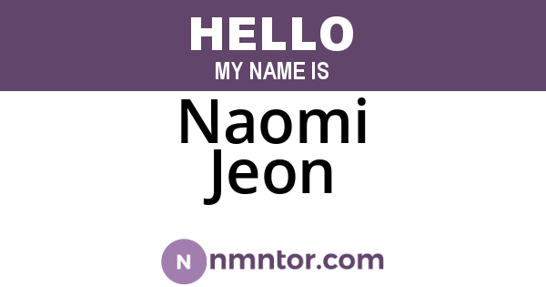 Naomi Jeon