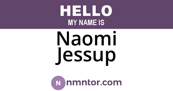 Naomi Jessup