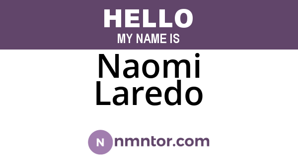 Naomi Laredo