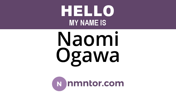 Naomi Ogawa