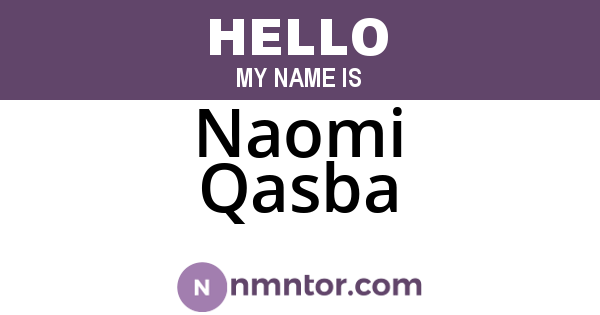 Naomi Qasba