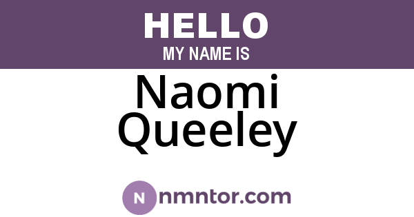 Naomi Queeley