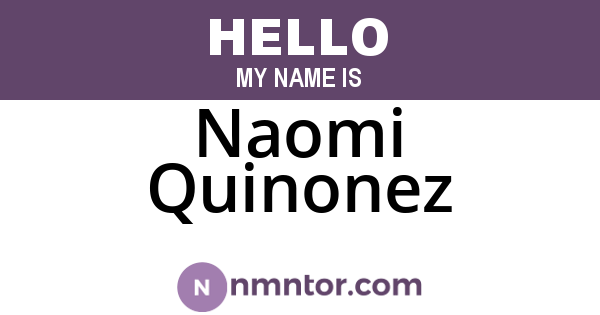 Naomi Quinonez