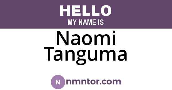Naomi Tanguma