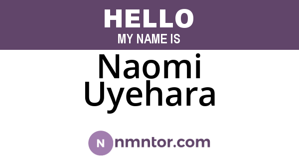 Naomi Uyehara