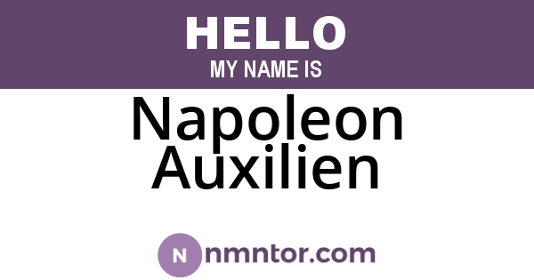 Napoleon Auxilien