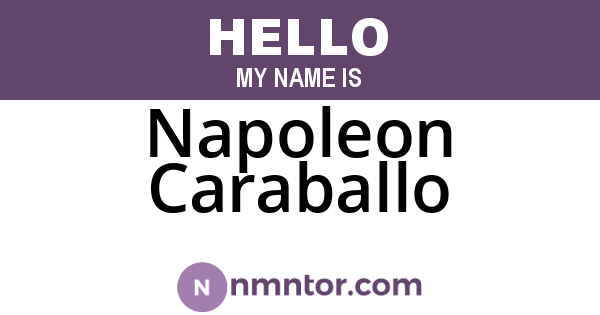 Napoleon Caraballo