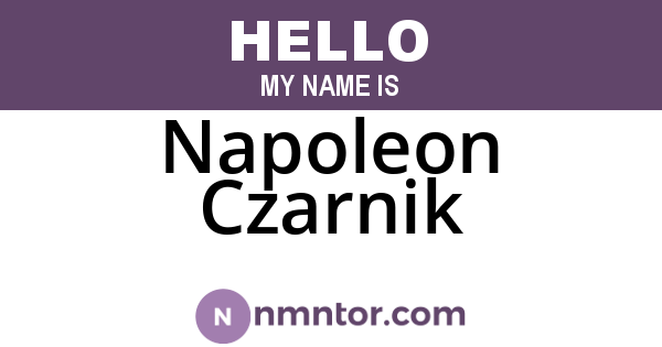 Napoleon Czarnik