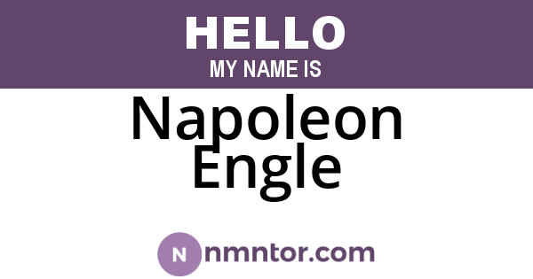 Napoleon Engle