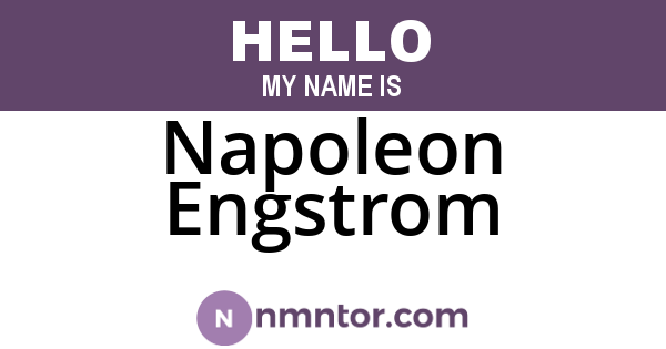Napoleon Engstrom