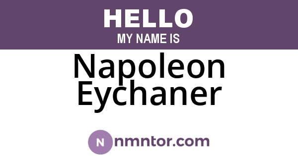 Napoleon Eychaner