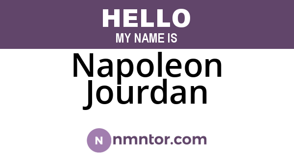 Napoleon Jourdan