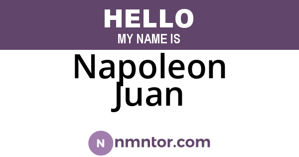 Napoleon Juan