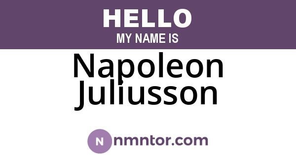 Napoleon Juliusson