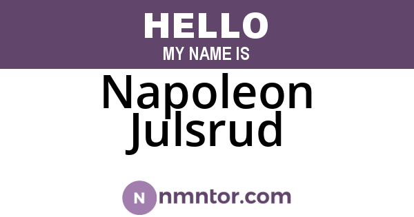 Napoleon Julsrud