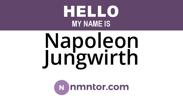 Napoleon Jungwirth
