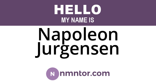 Napoleon Jurgensen