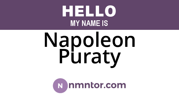 Napoleon Puraty