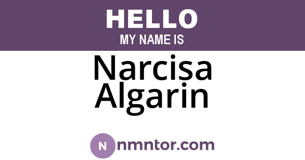 Narcisa Algarin