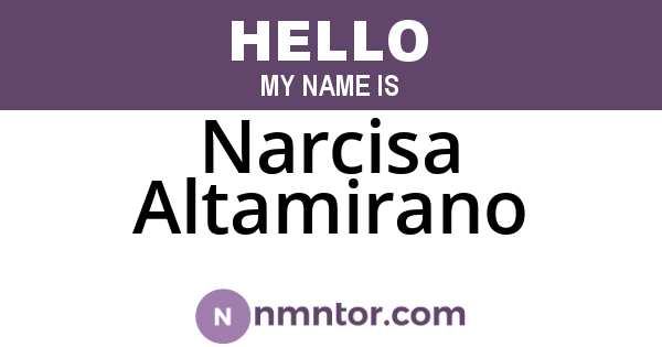 Narcisa Altamirano