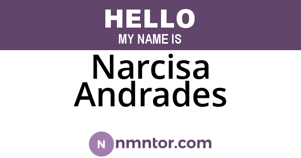 Narcisa Andrades