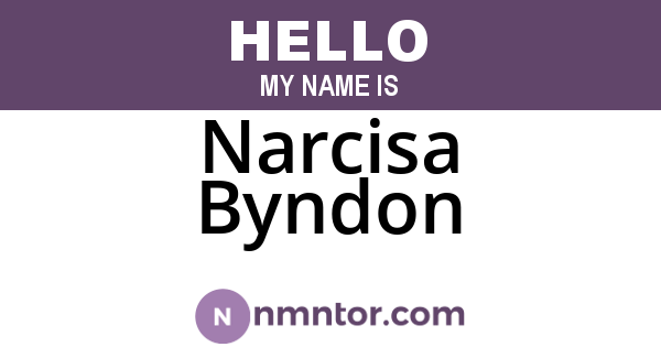 Narcisa Byndon