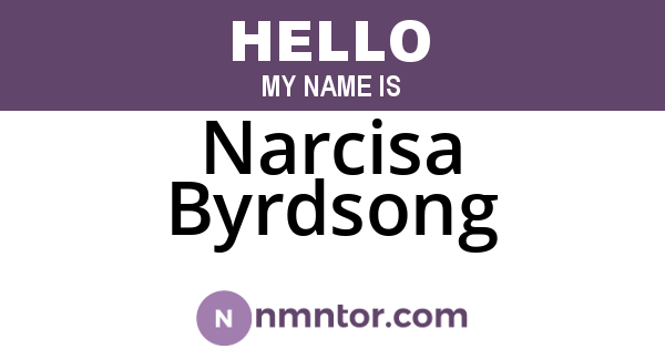 Narcisa Byrdsong