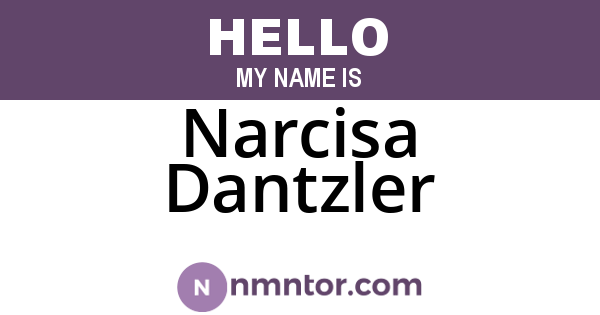 Narcisa Dantzler