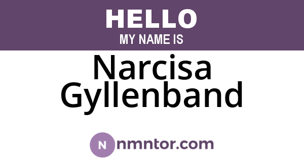 Narcisa Gyllenband