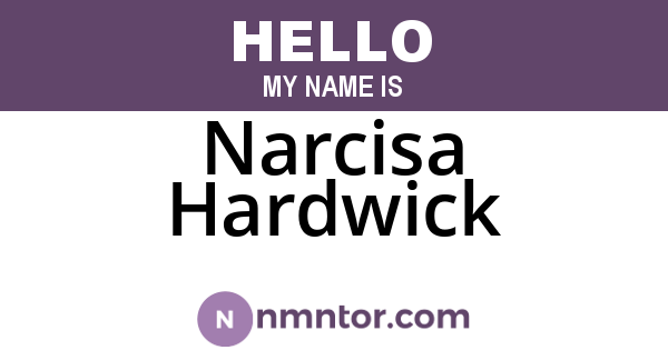 Narcisa Hardwick