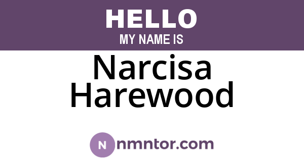 Narcisa Harewood