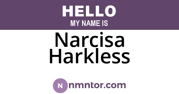 Narcisa Harkless