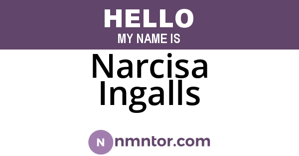 Narcisa Ingalls