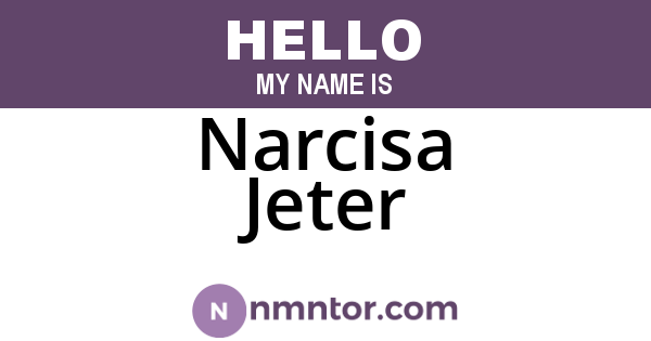 Narcisa Jeter
