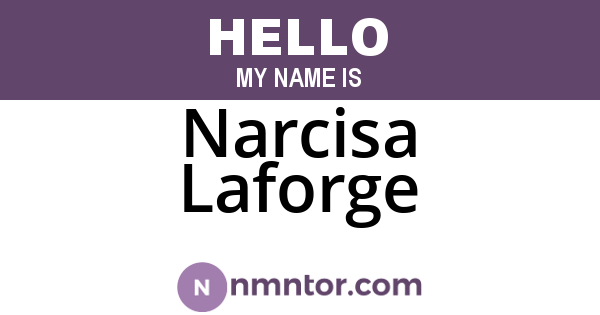 Narcisa Laforge