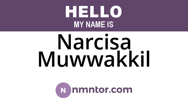 Narcisa Muwwakkil
