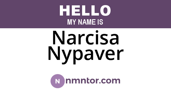 Narcisa Nypaver