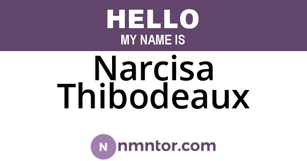 Narcisa Thibodeaux