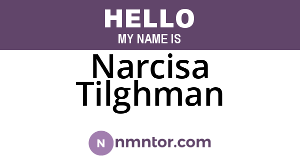 Narcisa Tilghman