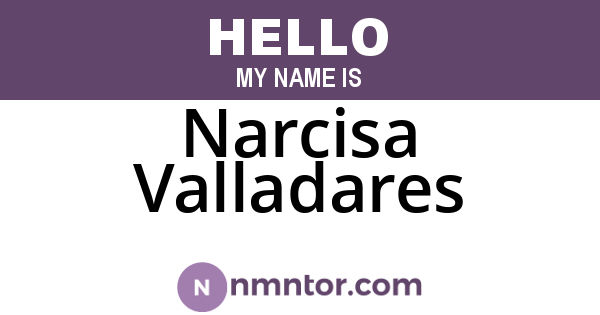 Narcisa Valladares