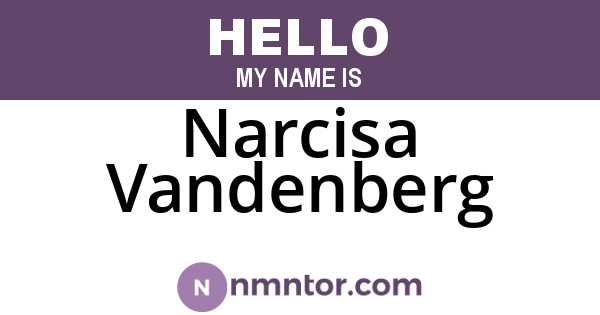 Narcisa Vandenberg