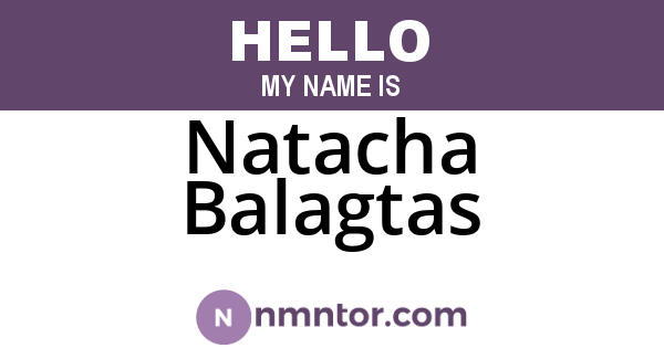 Natacha Balagtas