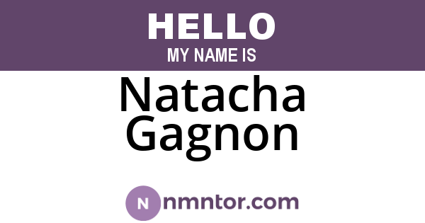 Natacha Gagnon
