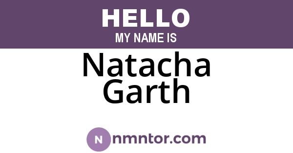 Natacha Garth