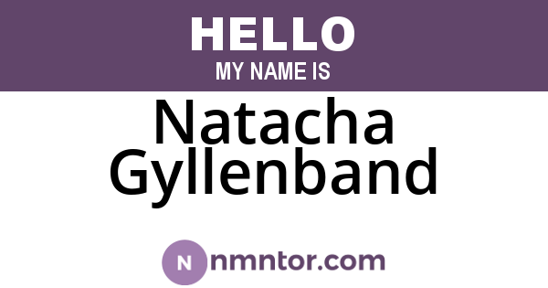 Natacha Gyllenband