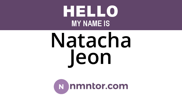 Natacha Jeon