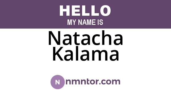 Natacha Kalama