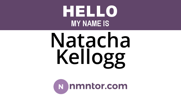 Natacha Kellogg